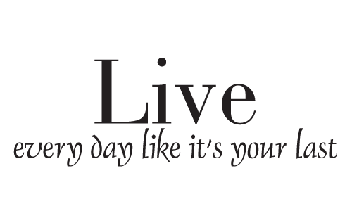 Live Everyday by Seth Hoffman